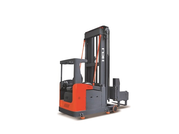 Xe nâng điện 3 chiều OPD15, ngồi lái phía dưới