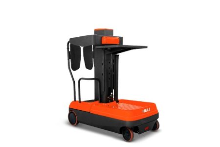 Xe nâng OPSM light order picker, xe nâng người trong kho hàng