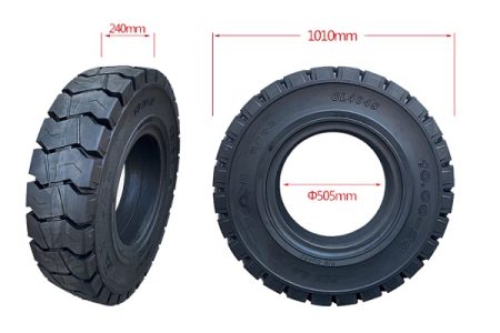 Lốp đặc xe nâng 10.00-20 12-13.5 tấn