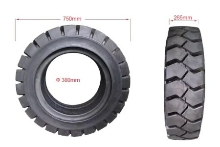 Lốp đặc xe nâng 3.00-15 5-7 tấn