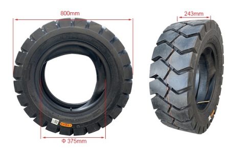 Lốp hơi xe nâng 3.00-15 5-7 tấn