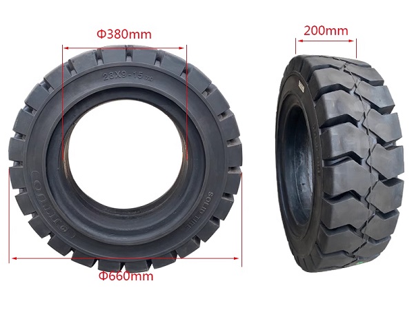 Thông số lốp đặc sau 6.50-10 3-3.5 tấn