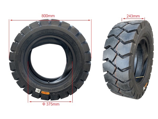 Thông số lốp hơi xe nâng 3.00-15 5-7 tấn