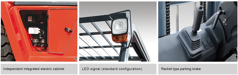 Specifications on Heli forklifts