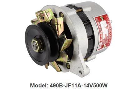 Máy phát điện 490B-JF11A-14V500W xe nâng Trung Quốc