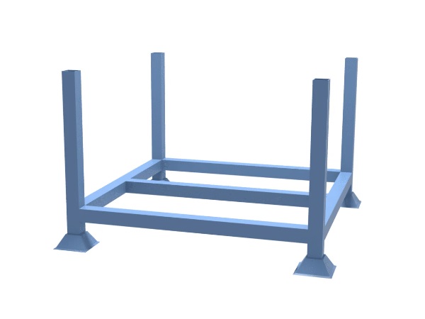 Khung xếp pallet chồng bằng thép Khung xếp pallet chồng bằng thép