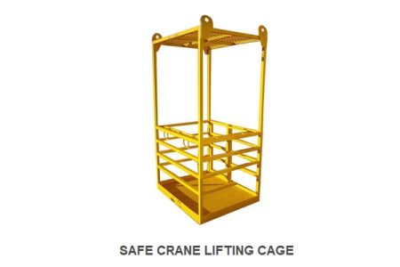Lồng nâng cần cẩu an toàn có sức chứa 300-500 kg