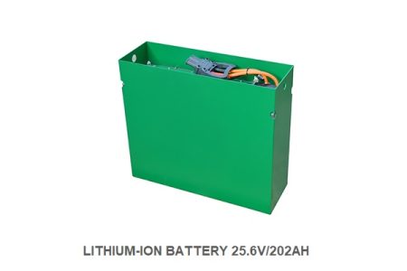 Pin điện lithium lắp cho xe nâng 25.6V - 202Ah