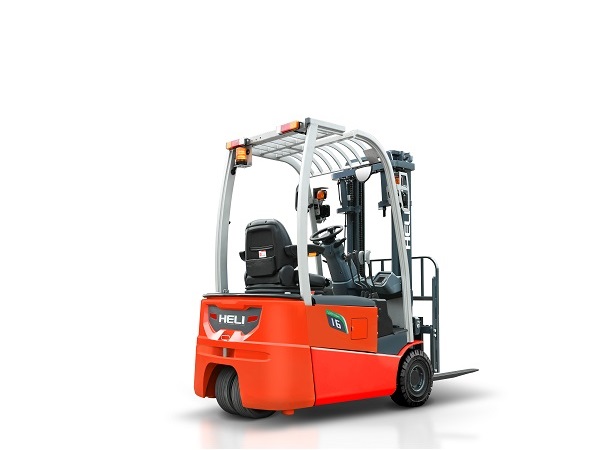 Xe nâng chạy điện ba bánh 1.5-2 tấn HELI dòng G3 cao cấp CPD15SQ-GE2LI Xe nâng chạy điện ba bánh 1.5-2 tấn HELI dòng G3 cao cấp CPD15SQ-GE2LI
