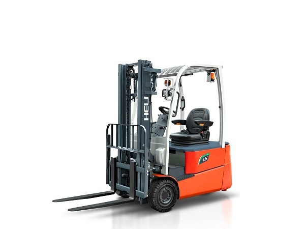 Xe nâng chạy điện ba bánh 1.5-2 tấn HELI dòng G3 cao cấp CPD16SQ-GE2LI Xe nâng chạy điện ba bánh 1.5-2 tấn HELI dòng G3 cao cấp CPD16SQ-GE2LI