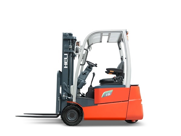 Xe nâng chạy điện ba bánh 1.5-2 tấn HELI dòng G3 cao cấp CPD18SQ-GE2LI Xe nâng chạy điện ba bánh 1.5-2 tấn HELI dòng G3 cao cấp CPD18SQ-GE2LI