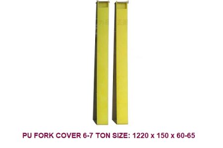 Bọc càng nâng PU xe nâng 6-7 tấn dài 1220mm