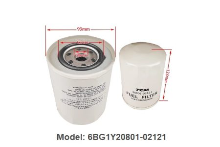 Lọc diesel xe nâng Heli 6BG1Y20801-02121