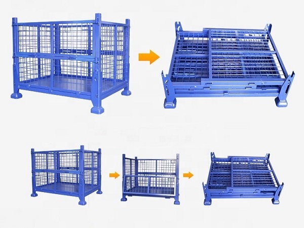 Quy trình vận hành Pallet thép gấp gọn Quy trình vận hành Pallet thép gấp gọn