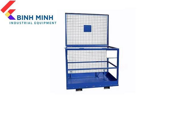 Lồng thép an toàn cho xe nâng, cung cấp lồng an toàn xe nâng chính hãng Lồng thép an toàn cho xe nâng